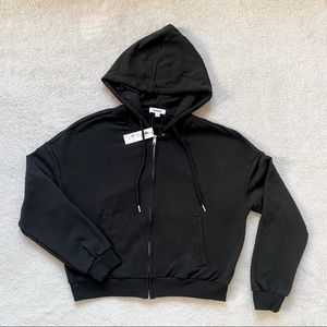 GARAGE Black Zip Up Hoodie